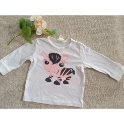H&M zebrás hosszú ujjú felső